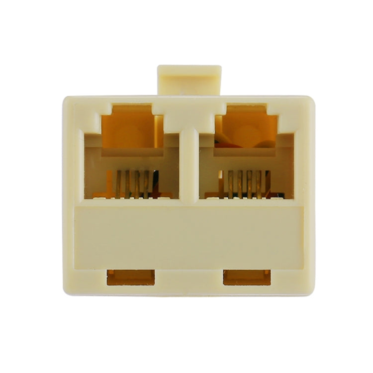 สายต่อโทรศัพท์ตั้งโต๊ะ RJ11 แบบพอร์ตคู่ ตัวเชื่อมต่อขยาย, 2 ตัวเมีย RJ11 ถึง ตัวผู้ RJ11