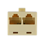 อะแดปเตอร์เครือข่าย LAN RJ45 แบบพอร์ตคู่, 2 ตัวเมีย RJ45 ถึง ตัวผู้ RJ45