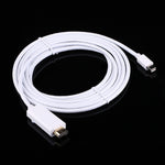 สายอะแดปเตอร์ Mini DisplayPort ตัวผู้เป็น HDMI ตัวผู้ ยาว 3 เมตร