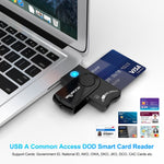 ROCKETEK CR310 เครื่องอ่านการ์ดมัลติฟังก์ชัน USB 3.0 + การ์ด TF + การ์ด SD + การ์ดซิม + การ์ดสมาร์ท, USB 3.0