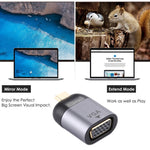 อะแดปเตอร์ Type-C ตัวผู้เป็น VGA DB15P ตัวเมีย
