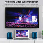 Onten 5165HV อะแดปเตอร์ HDMI เป็น HDMI + VGA, 5165HV