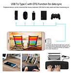 อะแดปเตอร์โลหะ Micro USB ตัวเมียเป็น USB-C / Type-C ตัวผู้ + USB 2.0 ตัวเมียเป็น USB-C / Type-C ตัวผู้