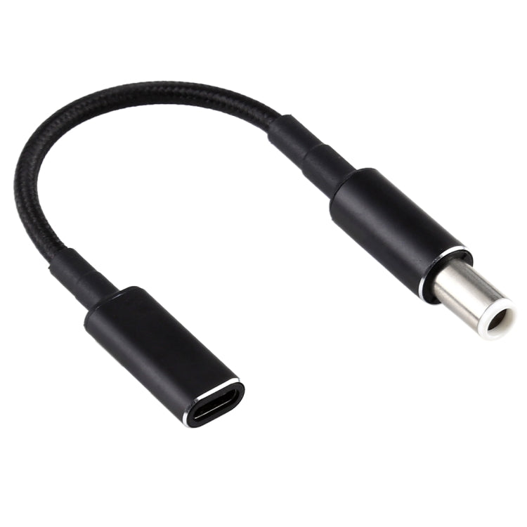 สายอะแดปเตอร์ PD 100W 18.5-20V 7.4 x 0.6 มม. เป็น USB-C / Type-C ถักไนลอน สำหรับ Dell, 7.4 x 0.6 มม.