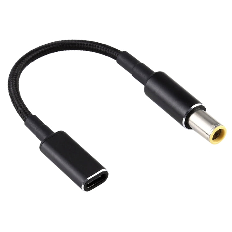 สายแปลง PD 100W 18.5-20V 7.9 x 0.9mm เป็น USB-C / Type-C ถักไนลอน
