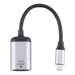 สายอะแดปเตอร์เชื่อมต่อ 1080P VGA ตัวเมียเป็น Type-C / USB-C ตัวผู้, VGA ตัวเมียเป็น Type-C ตัวผู้
