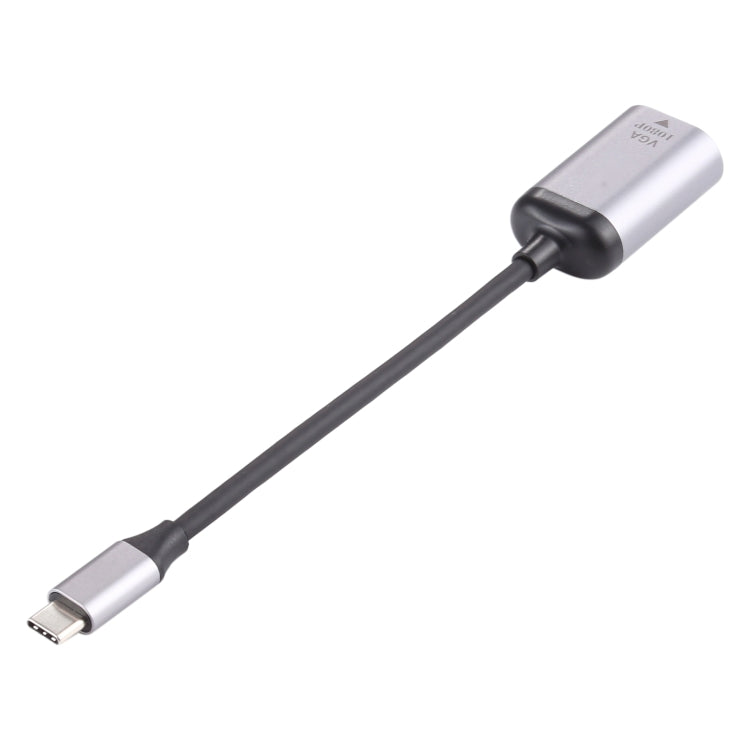 สายอะแดปเตอร์เชื่อมต่อ 1080P VGA ตัวเมียเป็น Type-C / USB-C ตัวผู้, VGA ตัวเมียเป็น Type-C ตัวผู้