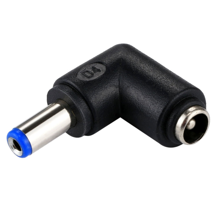 อะแดปเตอร์พาวเวอร์ DC 4506 ตัวผู้เป็น DC 7406 ตัวเมีย สำหรับแล็ปท็อป HP, ข้อต่อข้อศอก 90 องศา, DC 5521 ตัวผู้เป็นตัวเมีย
