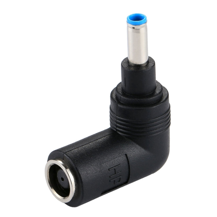อะแดปเตอร์พาวเวอร์ DC 4506 ตัวผู้เป็น DC 7406 ตัวเมีย สำหรับแล็ปท็อป HP, ข้อต่อข้อศอก 90 องศา, DC4506 ถึง DC7406