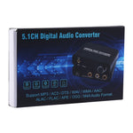 ตัวแปลง DAC 192KHz HD HIFI ออปติคัลเป็น RCA+3.5 มม. หูฟัง 5.1 ช่องดิจิทัล พร้อมควบคุมเสียง, 192KHz DAC