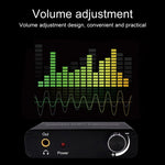 ตัวแปลง DAC 192KHz HD HIFI ออปติคัลเป็น RCA+3.5 มม. หูฟัง 5.1 ช่องดิจิทัล พร้อมควบคุมเสียง, 192KHz DAC