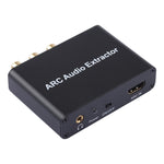 ตัวดึงเสียง ARC 192KHz HDMI ARC เป็น SPDIF + Coaxial + L/R ตัวแปลงช่องเสียงกลับ, 192KHz ARC