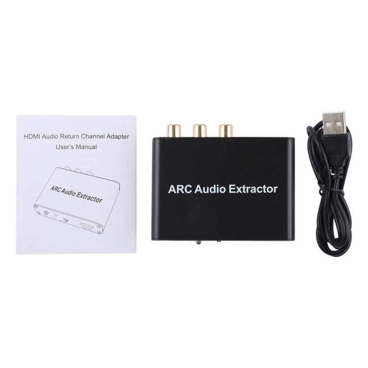 ตัวดึงเสียง ARC 192KHz HDMI ARC เป็น SPDIF + Coaxial + L/R ตัวแปลงช่องเสียงกลับ, 192KHz ARC