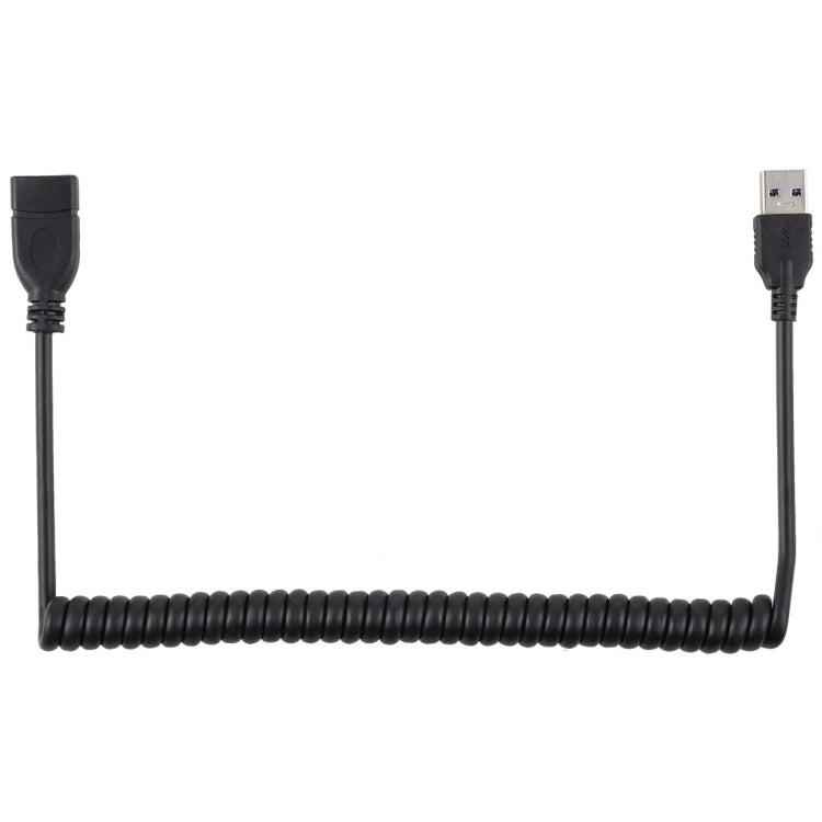 สายต่อขยายสปริงดึงออกได้ USB 3.0 ตัวผู้เป็นตัวเมีย ความยาว 1.5 ม.