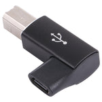 อะแดปเตอร์ USB-C / Type C ตัวเมียเป็น USB 2.0 B MIDI ตัวผู้ สำหรับเครื่องดนตรีอิเล็กทรอนิกส์ / เครื่องพิมพ์ / สแกนเนอร์ / เปียโน