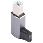 อะแดปเตอร์ USB-C / Type C ตัวเมียเป็น USB 2.0 B MIDI ตัวผู้ สำหรับเครื่องดนตรีอิเล็กทรอนิกส์ / เครื่องพิมพ์ / สแกนเนอร์ / เปียโน