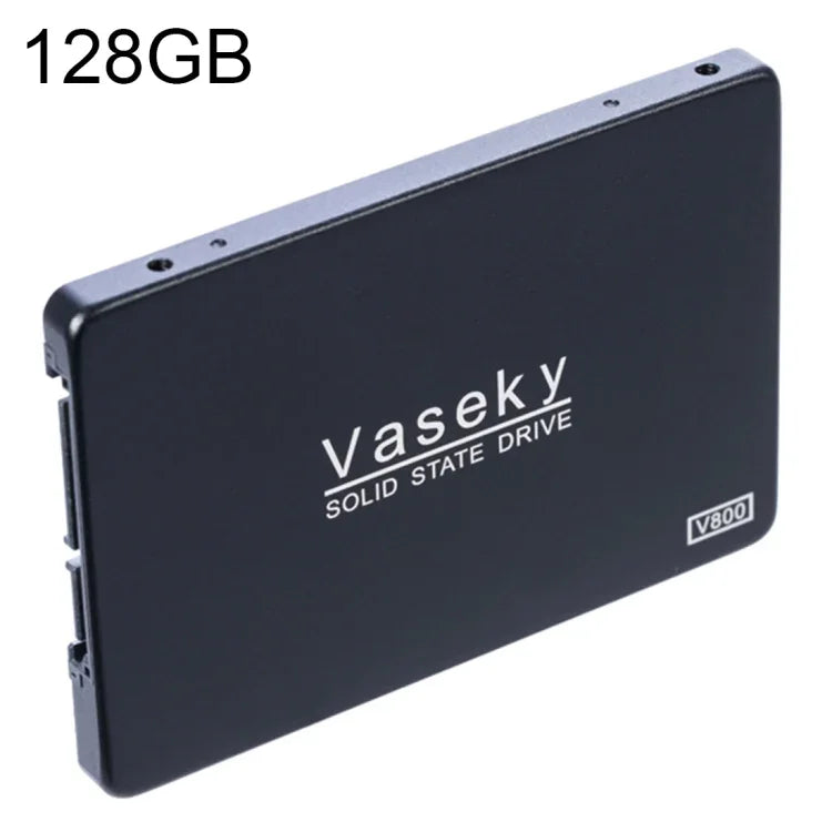 Vaseky V800 ฮาร์ดดิสก์โซลิดสเตต SSD ขนาด 2.5 นิ้ว SATA3 6GB/s ความบางพิเศษ 7 มม. ขนาด 128GB สำหรับเดสก์ท็อป โน้ตบุ๊ก, 128GB