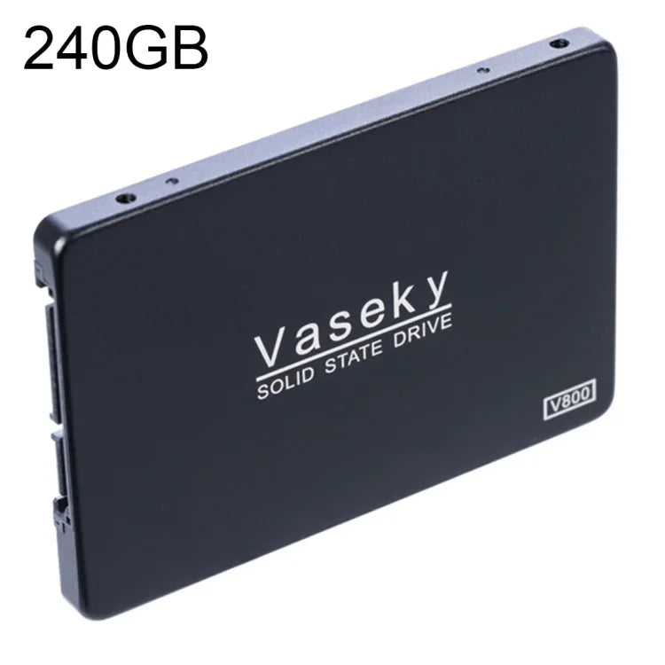 Vaseky V800 ฮาร์ดดิสก์โซลิดสเตต SSD ขนาด 2.5 นิ้ว SATA3 6GB/s ความบางพิเศษ 7 มม. ขนาด 240GB สำหรับเดสก์ท็อป โน้ตบุ๊ก, 240GB