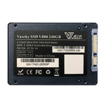 Vaseky V800 ฮาร์ดดิสก์โซลิดสเตต SSD ขนาด 2.5 นิ้ว SATA3 6GB/s ความบางพิเศษ 7 มม. ขนาด 240GB สำหรับเดสก์ท็อป โน้ตบุ๊ก, 240GB