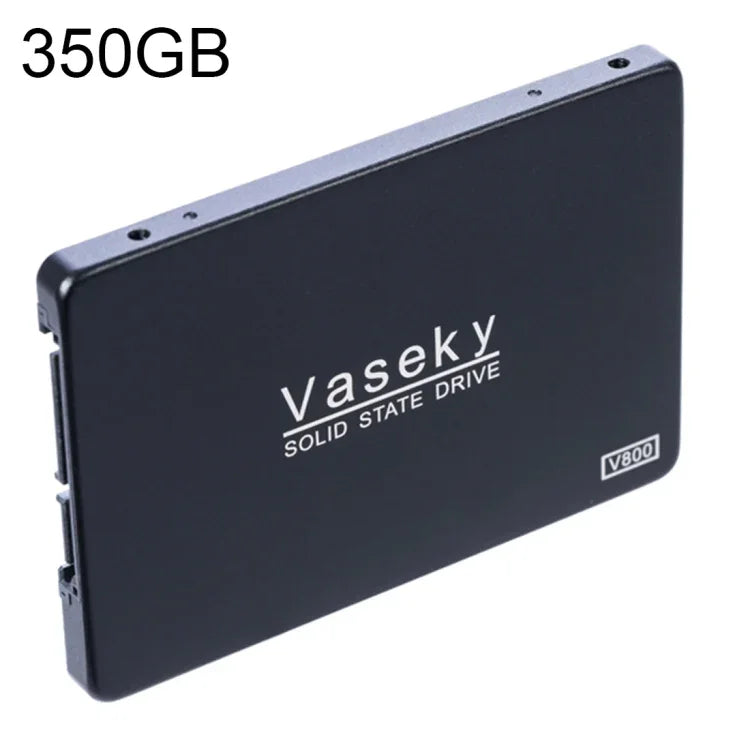 Vaseky V800 ฮาร์ดดิสก์โซลิดสเตต SSD ขนาด 2.5 นิ้ว SATA3 6GB/s ความบางพิเศษ 7 มม. ขนาด 350GB สำหรับเดสก์ท็อป โน้ตบุ๊ก, 350GB