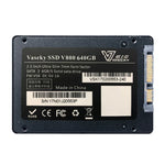 Vaseky V800 ฮาร์ดดิสก์โซลิดสเตต SSD ขนาด 2.5 นิ้ว SATA3 6GB/s ความบางพิเศษ 7 มม. ขนาด 512GB สำหรับเดสก์ท็อป โน้ตบุ๊ก, 512GB