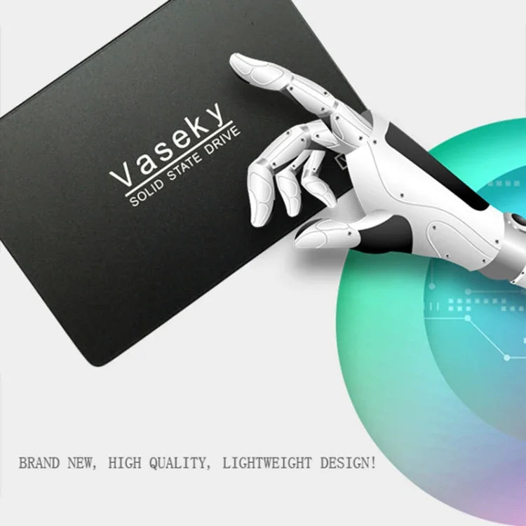 Vaseky V800 ฮาร์ดดิสก์โซลิดสเตต SSD ขนาด 2.5 นิ้ว SATA3 6GB/s ความบางพิเศษ 7 มม. ขนาด 512GB สำหรับเดสก์ท็อป โน้ตบุ๊ก, 512GB
