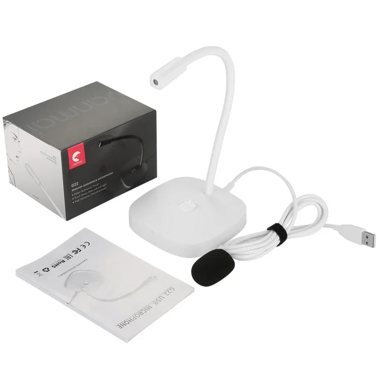 Yanmai G22 ไมโครโฟนสำหรับคอมพิวเตอร์ตั้งโต๊ะแบบ USB