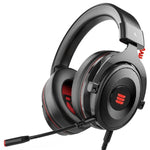 EKSA E900 Pro 7.1 หูฟังเกมมิ่งแบบครอบหัวพร้อมสายควบคุม USB พร้อมไฟ LED และไมโครโฟน, E900 Pro