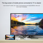 Onten OTN-7537A สายอะแดปเตอร์เล่นหน้าจอ HD มือถือ 3 in 1 1080P, OTN-7537A