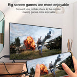 OT-7537S สายอะแดปเตอร์เล่นหน้าจอ HD มือถือ 3 in 1 1080P HDTV