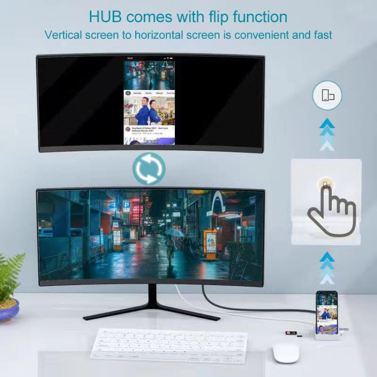 THT-020-1 ตัวแปลงหน้าจอแสดงผล HD อเนกประสงค์พร้อมฐานชาร์จ, ฐานชาร์จ THT-020-1