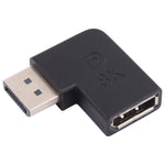 อะแดปเตอร์ข้อศอก DisplayPort ชาย 8K เป็น DisplayPort หญิง, DP ชาย เป็น DP หญิง ข้อศอก
