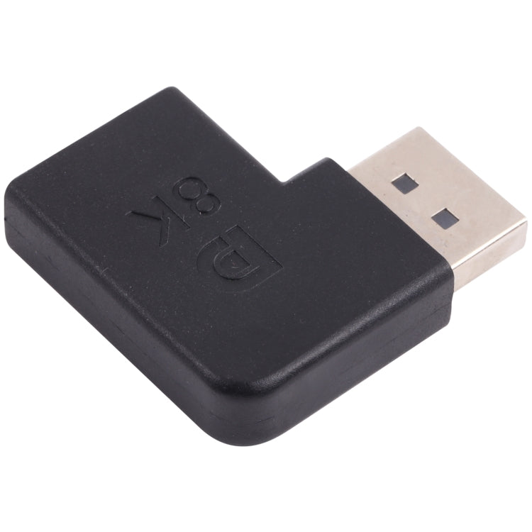 อะแดปเตอร์ข้อศอก DisplayPort ชาย 8K เป็น DisplayPort หญิง, DP ชาย เป็น DP หญิง ข้อศอก