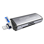 แฟลชไดรฟ์ USB 2 in 1 + 8 Pin / เครื่องอ่านการ์ด OTG สำหรับระบบ IOS โทรศัพท์มือถือ / คอมพิวเตอร์ รุ่น 118