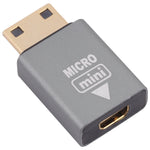 อะแดปเตอร์ Micro HDMI หญิง เป็น Mini HDMI ชาย, Micro HDMI เป็น Mini HDMI