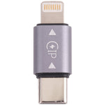 อะแดปเตอร์ USB-C / Type-C ตัวผู้เป็น 8 Pin ตัวผู้ สำหรับชาร์จ + ส่งข้อมูล + OTG, Type-C ตัวผู้เป็น 8 Pin ตัวผู้