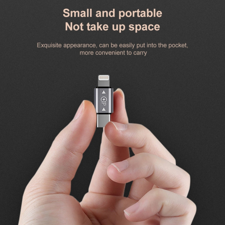อะแดปเตอร์ USB-C / Type-C ตัวผู้เป็น 8 Pin ตัวผู้ สำหรับชาร์จ + ส่งข้อมูล + OTG, Type-C ตัวผู้เป็น 8 Pin ตัวผู้