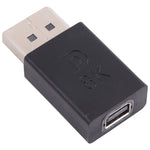 อะแดปเตอร์ตรง DisplayPort ชาย 8K เป็น Mini DisplayPort หญิง, DP ชาย เป็น Mini DP หญิง ตรง