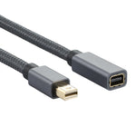 สาย Mini DP ชาย OD6.5 มม. เป็น DisplayPort หญิง, DP ชาย เป็น หญิง