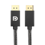 สาย DisplayPort ชาย OD6.5 มม. ยาว 2 ม., DP ชาย เป็น ชาย
