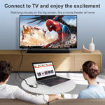 ตัวแปลง HDCO-VGAM2 1080P VGA ตัวผู้เป็น HDMI ตัวเมีย พร้อมสายเสียง 3.5 มม., HDCO-VGAM2