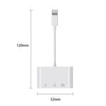 เครื่องอ่านการ์ด OTG 3 in 1 8 Pin ความเร็วสูง รุ่น D-168