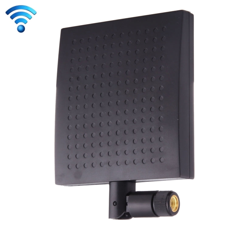เสาอากาศ WiFi แผง 2.4GHz SMA ชาย 12dBi สีดำ, 2.4GHz