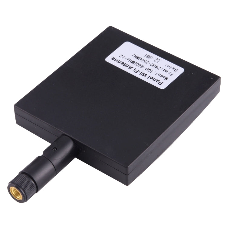 เสาอากาศ WiFi แผง 2.4GHz SMA ชาย 12dBi สีดำ, 2.4GHz