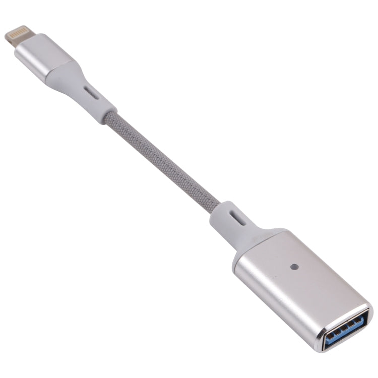 อะแดปเตอร์กล้อง OTG 8 Pin ตัวผู้เป็น USB ตัวเมีย รองรับ IOS 13 ขึ้นไป