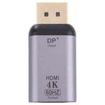 อะแดปเตอร์ HDMI ตัวเมีย 4K 60Hz เป็น Display Port ตัวผู้, HDMI 60Hz เป็น DisplayPort