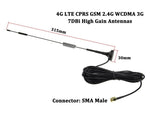 เสาอากาศรับสัญญาณ 7dBi SMA ตัวผู้ กำไรสูง สำหรับ 4G LTE CPRS GSM 2.4G WCDMA 3G