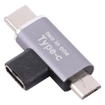 อะแดปเตอร์แปลง USB-C / Type-C ตัวเมียเป็น USB-C / Type-C ตัวผู้ + Micro USB ตัวผู้, ตัวเมีย Type-C เป็น ตัวผู้ Type-C + Micro USB