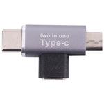 อะแดปเตอร์แปลง USB-C / Type-C ตัวเมียเป็น USB-C / Type-C ตัวผู้ + Micro USB ตัวผู้, ตัวเมีย Type-C เป็น ตัวผู้ Type-C + Micro USB
