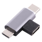 อะแดปเตอร์แปลง USB-C / Type-C ตัวเมียเป็น USB-C / Type-C ตัวผู้ + Micro USB ตัวผู้, ตัวเมีย Type-C เป็น ตัวผู้ Type-C + Micro USB